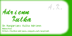 adrienn kulka business card